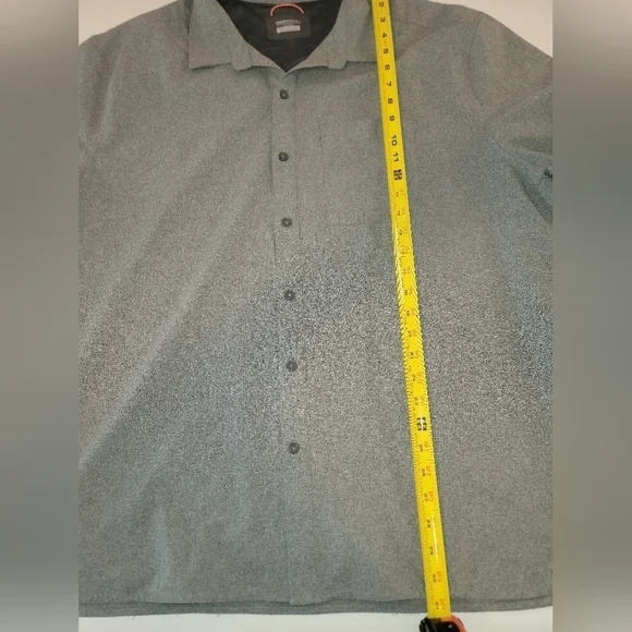 Mens Merrell Short Sleeve Collared Button-up Shirt With Pocket SZ XXL - Picture 3 of 8